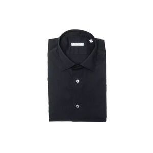 Robert Friedman Black Cotton Men Men's Shirt